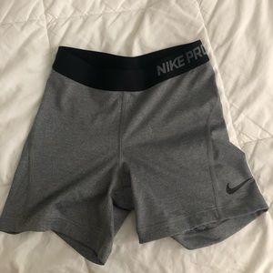 Gray Nike Pro spandex!
